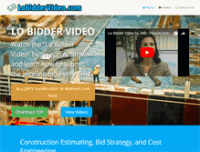 Tablet Screenshot of lobiddervideo.com